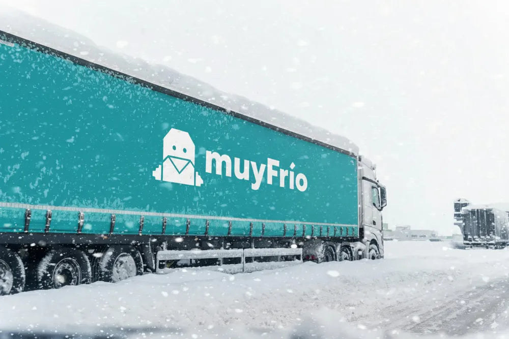 hielo seco para transportar alimentos